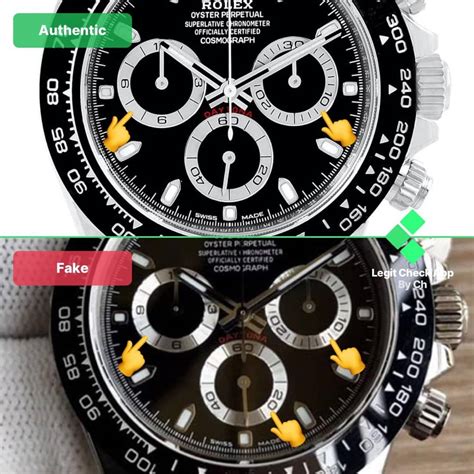 real daytona rolex vs fake|rolex daytona clone.